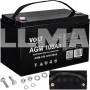 Акумулятор гелевий AGM VOLT 100Ah 12V